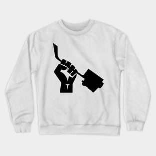 G36 Carry Handle Fist Black Crewneck Sweatshirt